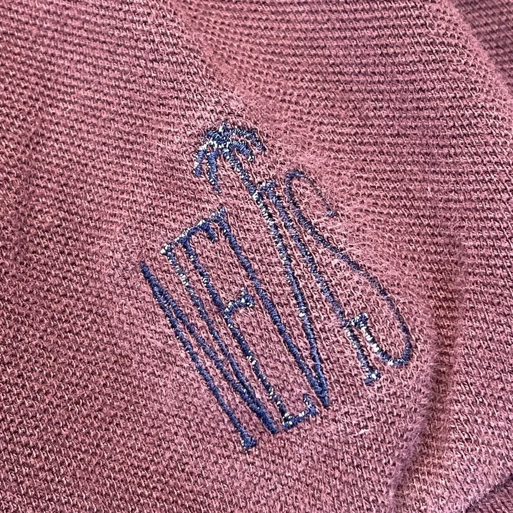 Polo Ralph Lauren Vintage Polo Shirt Men's XL Burgundy Cotton Golf Shield NEVIS